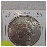 1923 Peace Dollar $1, BU Condition