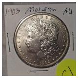 1903 Morgan Dollar $1, AU Condition