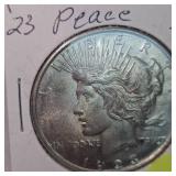 1923 Peace Dollar $1 BU Condition