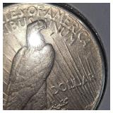 1922 Peace Dollar $1 AU Condition