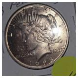 1923 Peace Dollar $1 BU Condition