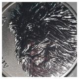 2018 African Lion 1oz, .999 Silver Reverse Proof