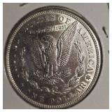 1882 Morgan Dollar $1 AU Condition