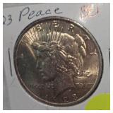 2023 Peace  Dollar $1 BU Condition