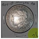 1904-O-Morgan Dollar $1 AU Condition