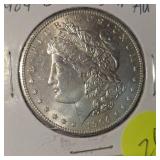1904-O-Morgan Dollar $1 AU Condition