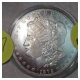 1879 Morgan Silver Dollar Copy, weight 20.7 grams