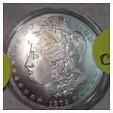 1879 Morgan Silver Dollar Copy, weight 20.7 grams