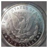 1879 Morgan Silver Dollar Copy, weight 20.7 grams