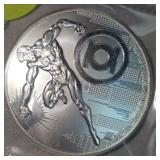 2022 $2 Niue, .999 Silver Justice League Green Lantern, 1oz