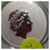 2021 Tuvalu Silver 1oz Niue Justice League Wolverine Silver Round