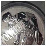 2021 Tuvalu Silver 1oz Niue Justice League Wolverine Silver Round