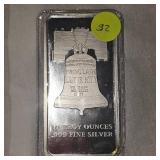 "SD Boullion" "We the People" 10oz, t, .999 Fine Silver Bar