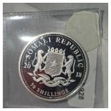 2018 Elephant 1/2 oz Silver, .9999 African Wildlife