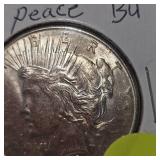 1923 D Peace Dollar $1 BU Condition