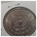 1897 Morgan Dollar $1, AU Condition