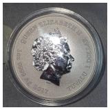 2017 1oz, .9999Justice League Spiderman Silver