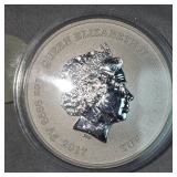 2017 1oz, .9999Justice League Spiderman Silver