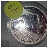 2018 1 oz .9999 Reverse Proof Justice League Black Panther Silver Round