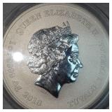 2018 1 oz .9999 Reverse Proof Justice League Black Panther Silver Round