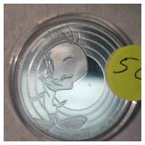 2023 1 oz, .999 Looney Tunes "Tweety" Silver Round