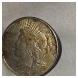 1925 Peace Dollar $1 w/toning