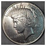 1922 Peace Dollar $1 AU Slight Tone
