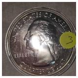 2019 UAGI 5oz t, .999 Silver Wilderness Round