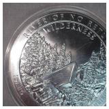 2019 UAGI 5oz t, .999 Silver Wilderness Round