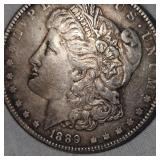 1889 Morgan Dollar $1
