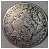 1887 Morgan Dollar $1