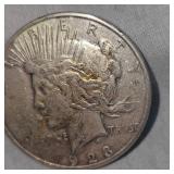 1923 S Peace Dollar $1 Light Toning
