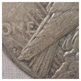 1923 S Peace Dollar $1 Light Toning