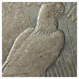 1923 S Peace Dollar $1 Light Toning