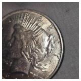 1923 Peace Dollar $1 AU