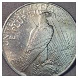 1923 Peace Dollar $1 AU