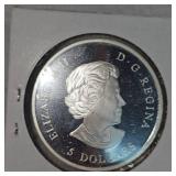 2006 Canada Pink Ribbon Proof Silver $1