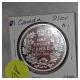 2001 Canada Silver $1 Unc