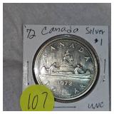 1972 Canada Silver $1