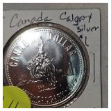 1975 Canada Calgary Silver $1 UNC