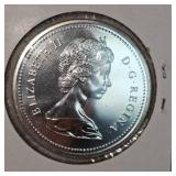 1975 Canada Calgary Silver $1 UNC