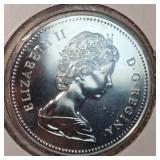 1975 Canada Calgary Silver $1 UNC