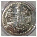 1974 Letcher Plant Mint 1 oz t Silver Round