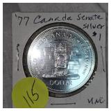 1977 Canada Senate Silver