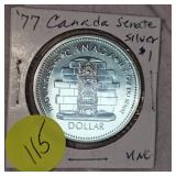 1977 Canada Senate Silver