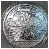 1 oz Great Northwest, .999 Silver Round