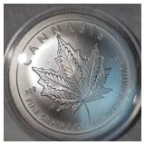 2017 1 oz Silver Cannabis Round