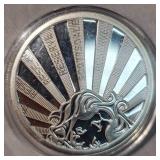 Scottsdale Mint 1 oz t, .999 Lions Reserve Round