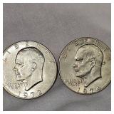 1971,72,74,76 Ikes, UNC, Mint