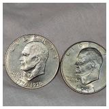 1971,72,74,76 Ikes, UNC, Mint